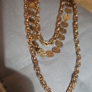 Elegant Gold-Tone Chain Necklace